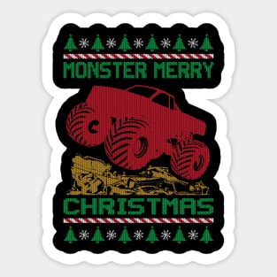 MONSTER MERRY SMASHER Sticker